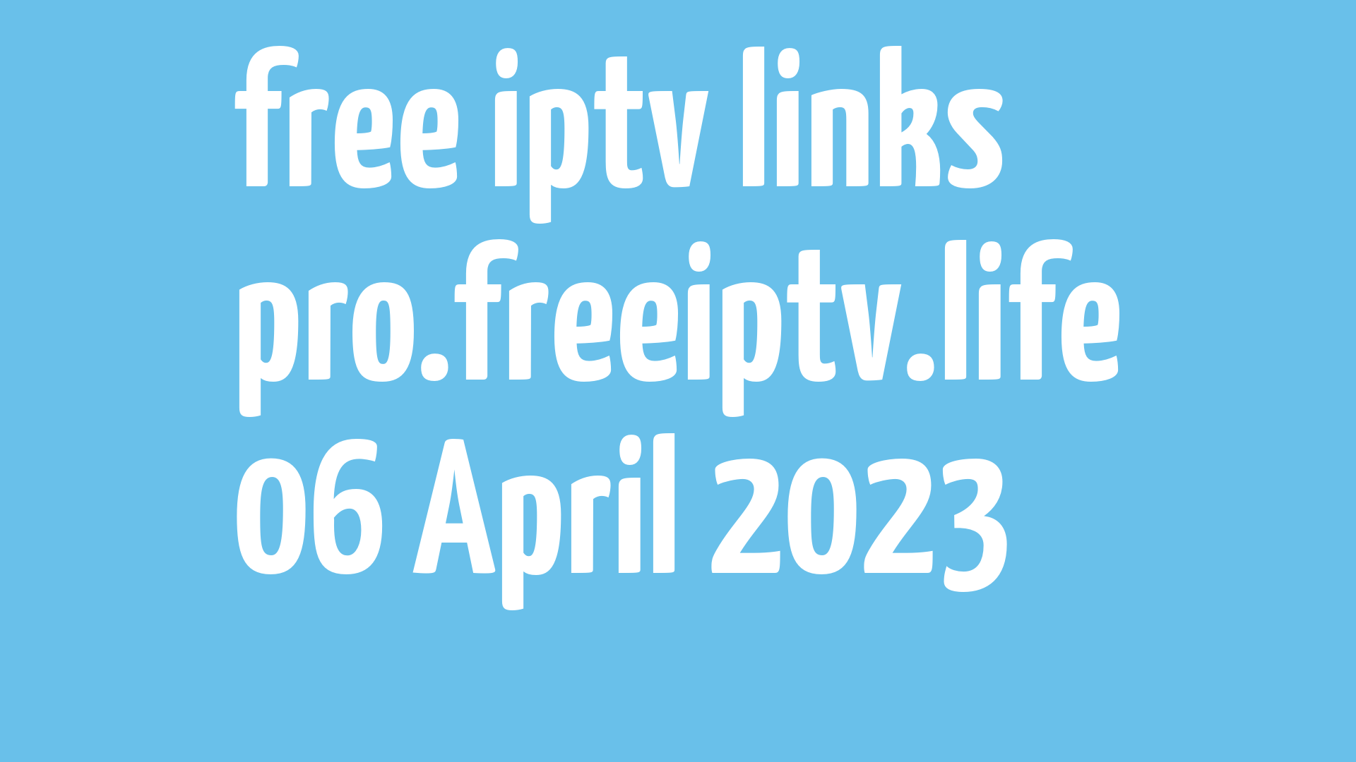 free iptv links 050423